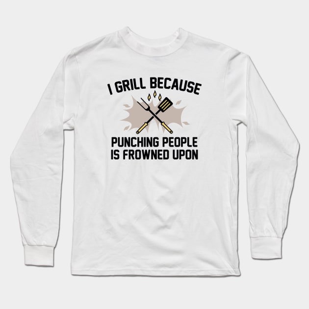 I Grill Long Sleeve T-Shirt by VectorPlanet